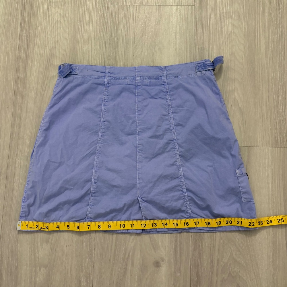Fresh Produce Womens Skirt Blue Utility Mini Cotton Stretch Cargo Pocket Size XS - Picture 11 of 13